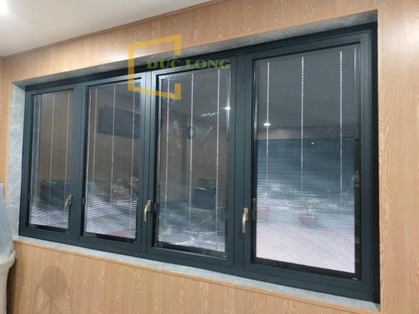 Rèm Trong Kính Hộp RTK27 - Màu Xám Đen Ánh Kim - Ảnh 5
